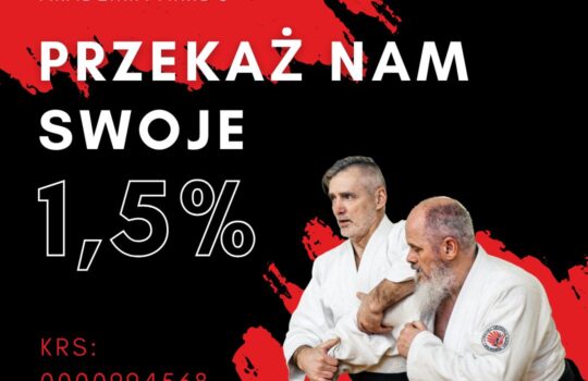 Przekaż 1,5% podatku Fundacji Lubelskiej Akademii Aikido